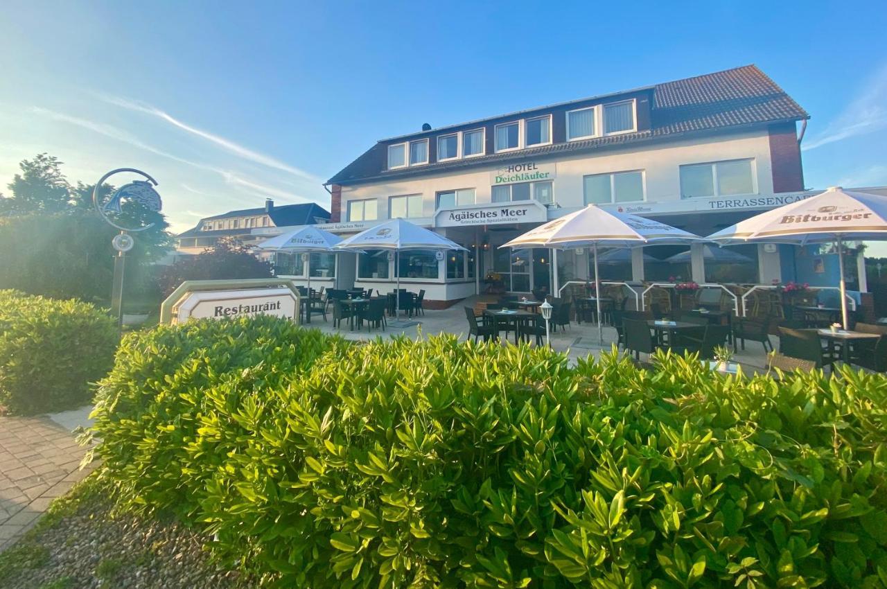 Strand Hotel Nordsee, Hotel Deichlaeufer Tossens Esterno foto
